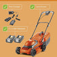 Flymo SimpliStore 340 Li Battery Lawnmower - 40V, 34cm Cutting Width, Close Edge Cutting