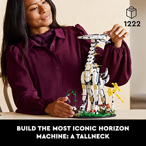 LEGO 76989 Horizon Forbidden West: Tallneck Building Set for Adults with Aloy Minifigure & Watcher Figure