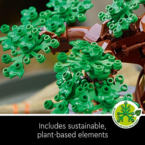 LEGO 10281 Icons Bonsai Tree Set for Adults, Plants Home Décor Set with Flowers, DIY Projects, Relaxing Creative Activity, Valentine's Day Treat, Gifts for Women, Men, Her & Him, Botanical Collection