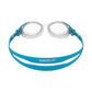 Speedo Women's Futura Biofuse Flexiseal Swimming Goggles, Extra Comfort, Cushioned Fit, Blue and Clear, One Size