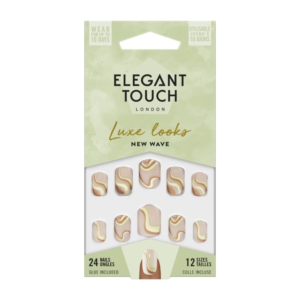 Elegant Touch Luxe Looks Nails New Wave