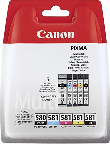 Canon 2078C005 Ink Cartridge - Pigment Black/Cyan/Magenta/Yellow/Black CO65216