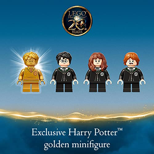 LEGO 76386 Harry Potter Hogwarts: Polyjuice Potion Mistake Castle Set with 20th Anniversary Golden Minifigure and Transforming Minifigures