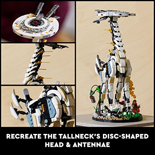 LEGO 76989 Horizon Forbidden West: Tallneck Building Set for Adults with Aloy Minifigure & Watcher Figure