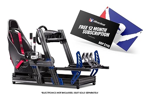 Next Level Racing® F-GT Elite Aluminium Simulator Cockpit - iRacing Edition