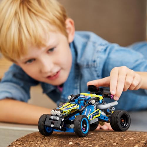 LEGO Technic Off-Road Race Buggy, Car Vehicle Toy for Boys and Girls aged 8 Plus Years Old, Rally Model Building Kit with Realistic Features, Small Gift for Kids 42164