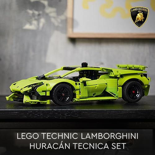 LEGO 42161 Technic Lamborghini Huracán Tecnica Toy Car Model Kit, Racing Car Building Set for Kids, Boys, Girls and Motor Sport Fans, Collectible Gift Idea