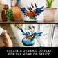 LEGO Icons Kingfisher Bird Set, Model Building Kit for Adults to Build with Water Setting Display Stand, Great Home and Office Desk Décor, Valentine's Day Gifts for Women, Men, Her or Him, 10331
