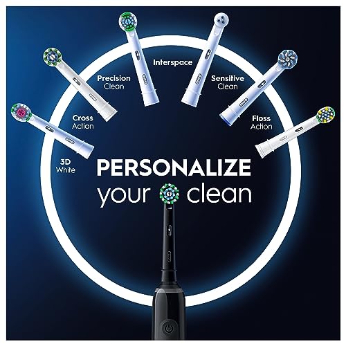 Oral-B Pro 3 Electric Toothbrushes For Adults With 3D Cleaning, Gifts For Women / Him, 1 Toothbrush Head & Pro-Expert Advance Deep Clean Toothpaste, 75 ml, 2 Pin UK Plug, Black