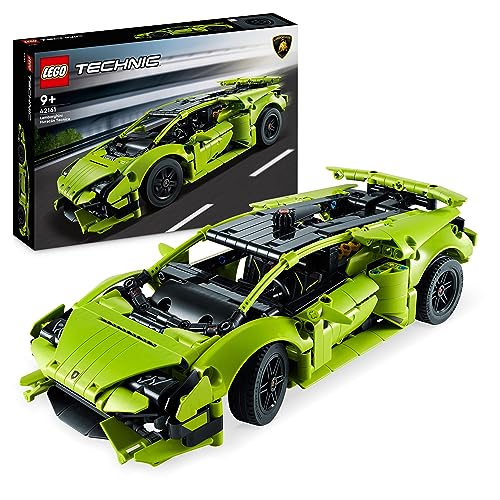 LEGO 42161 Technic Lamborghini Huracán Tecnica Toy Car Model Kit, Racing Car Building Set for Kids, Boys, Girls and Motor Sport Fans, Collectible Gift Idea