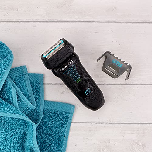 Remington F6 Style Series Aqua Electric Shaver for Men; F6000, Black