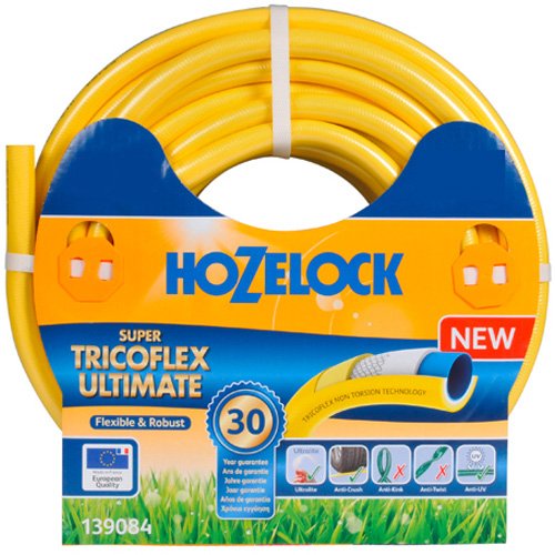 Hozelock Super Tricoflex Ultimate Hose, Yellow, 15 mm x 15 m