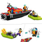 LEGO 60373 City Fire Rescue Boat Toy, Floats on Water, with Jetpack, Dinghy and 3 Minifigures, Everyday Hero Toys for Boys and Girls Aged 5+, Gift Idea