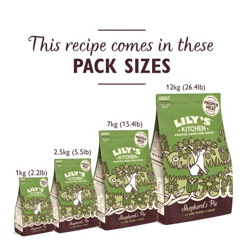 Lily's Kitchen Natural Grain Free Complete Adult Dry Dog Food - Lamb Shepherd's Pie (2.5kg Bag)