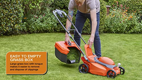 Flymo SimpliStore 340 Li Battery Lawnmower - 40V, 34cm Cutting Width, Close Edge Cutting