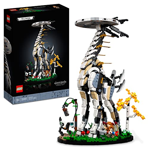 LEGO 76989 Horizon Forbidden West: Tallneck Building Set for Adults with Aloy Minifigure & Watcher Figure