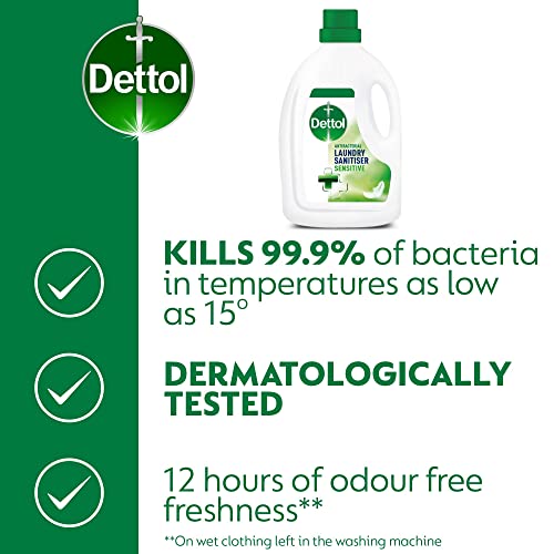 Dettol Antibacterial Laundry Cleanser, Sensitive, 2.5 Litre