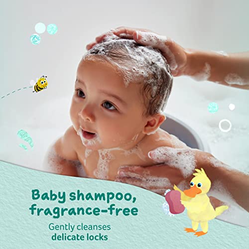 Childs Farm Baby Shampoo Unfragranced Gently Cleanses Hair and Scalp Suitable for Newborns with Dry, Sensitive and Eczema-prone Skin and Scalp, 250 ml