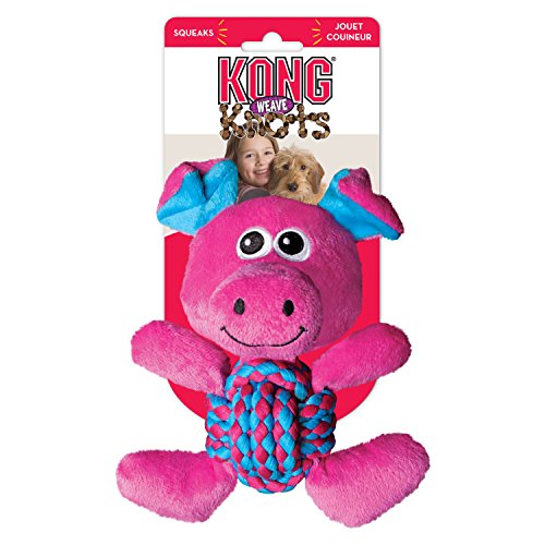 KONG Weave Knots, Pig, Medium