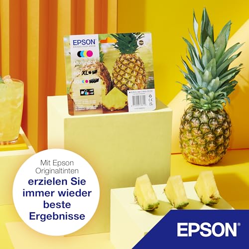 Epson 604 Pineapple, Genuine Multipack, 4-colours Ink Cartridges