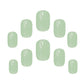 Elegant Touch Colour Nails - Matcha Latte,10 Nail Sizes, 24 Nails