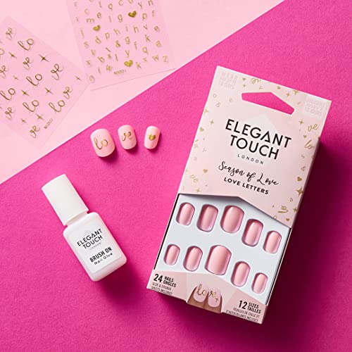 Elegant Touch Season of Love - Love Letters, 12 Nail sizes