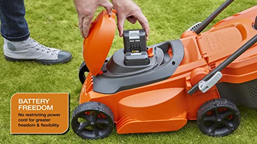 Flymo SimpliStore 300 Li Battery Lawnmower - 40V, 30cm Cutting Width, Close Edge Cutting