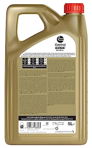 Castrol EDGE 5W-30 LL Longlife Motoröl, 5L