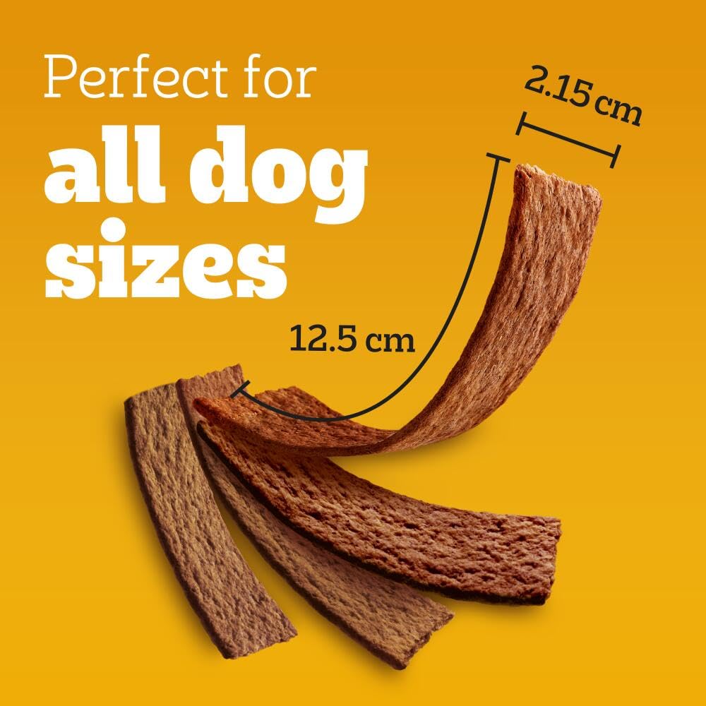 Pedigree Schmackos Mega Pack 110 Strips Snacks, Dog Treat Multipack with Beef, Lamb and Poultry Flavours