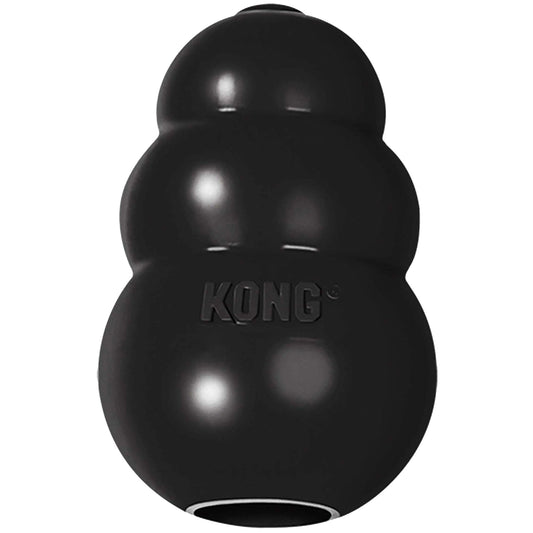 KONG - Extreme Dog Toy - Toughest Natural Rubber, Black - Fun to Chew, Chase and Fetch - For Large Dogs