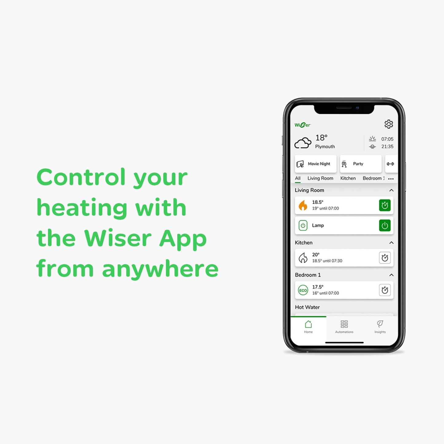 Drayton Wiser Smart Thermostat Heating Control Heating Only - Works with Amazon Alexa, Google Home and IFTTT