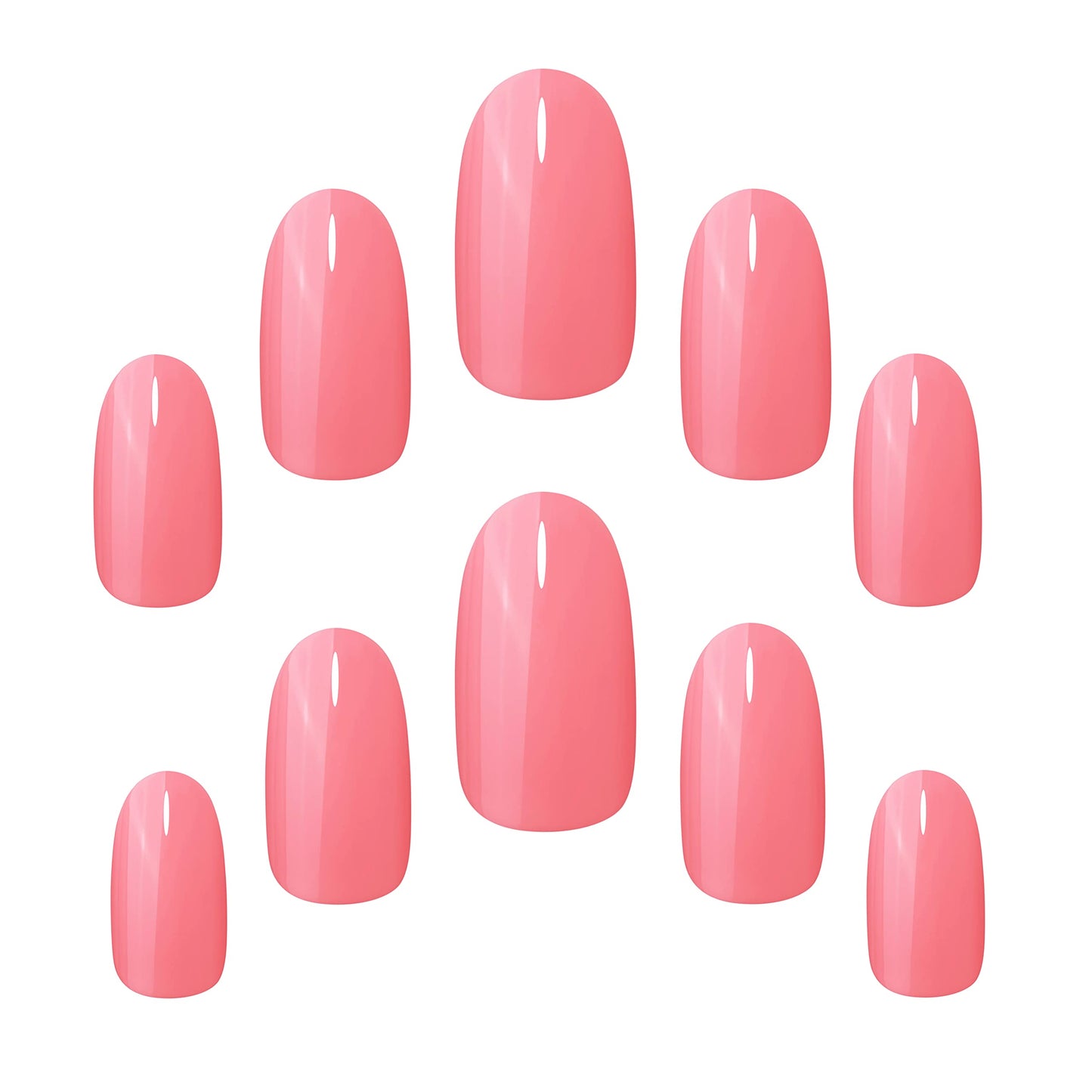 Elegant Touch Colour False Nails - CORAL CRAZE