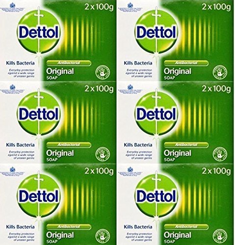 Dettol Original Anti-Bacterial Soap 100g Twin Pack x 6 packs