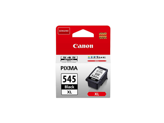 Canon Genuine Printer Ink - 1 x PG-545XL High Capacity 15ML Black Ink Cartridge for up to 400 pages - Suitable for Canon PIXMA TR, IP, MX, MG and TS series printers