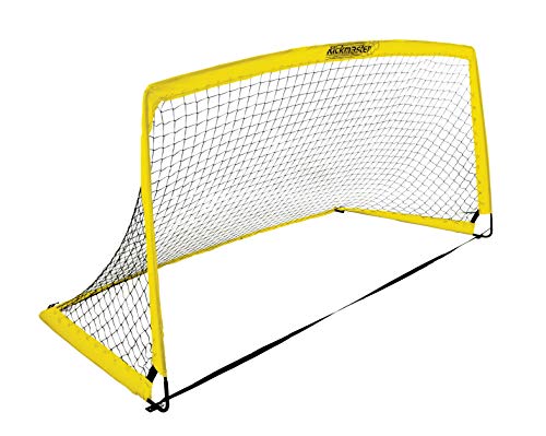 Kickmaster Fibreglass Goal - Yellow, 6 ft