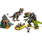 LEGO 75938 Jurassic World T. rex vs Dino-Mech Battle Action Figures, Mighty Dinosaurs Toys for Kids
