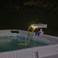 Bestway BW58619 Flowclear Soothing Waterfall, Above Ground Pool Accessory with LED Lights, Multicolor