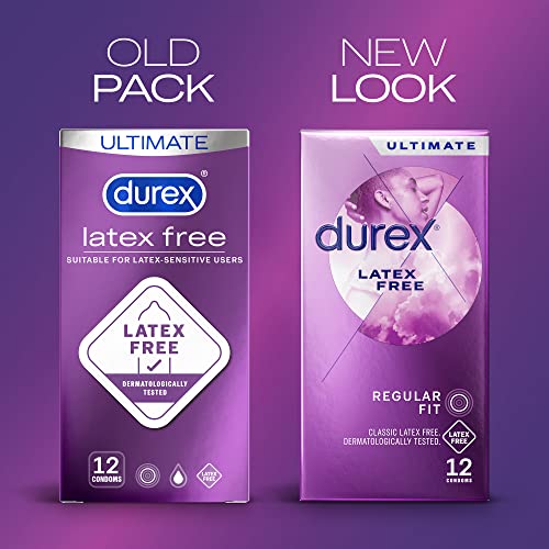 Durex Ultimate Latex Free Condoms, Pack of 12