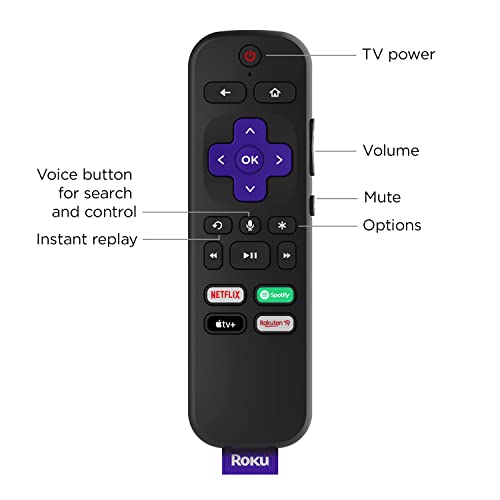 Roku Streaming Stick 4K | HD/4K/HDR Streaming Media Player