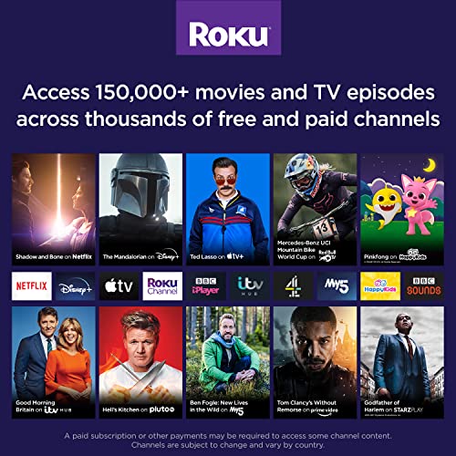 Roku Streaming Stick 4K | HD/4K/HDR Streaming Media Player