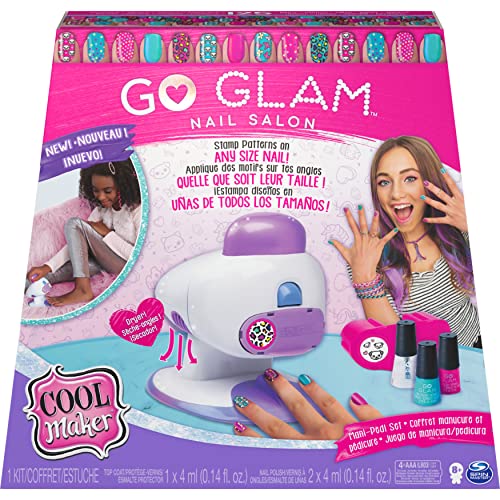 Cool Maker GO GLAM Nail Salon for Manicures and Pedicures with 5 Patterns and Nail Dryer