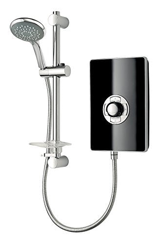 Triton Showers RECOL209GSBLK Collection II Contemporary Electric Shower, Black Gloss, 9.5 KW