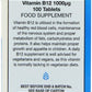 HealthAid Vitamin B12 (Cyanocobalamin) 1000ug - Prolong Release - 100 Tablets