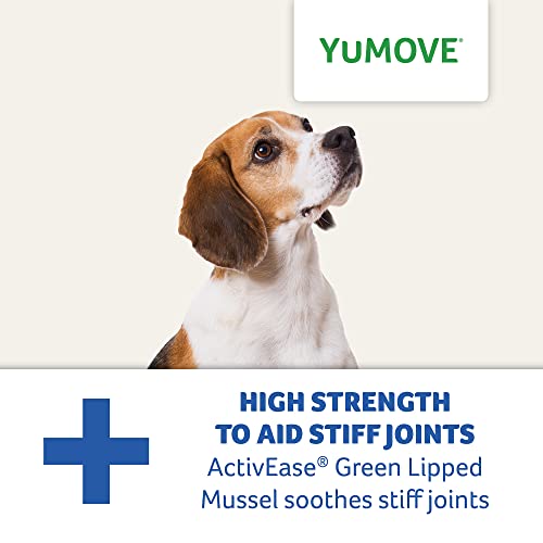 YuMOVE Daily Bites For Senior Dogs | High Strength Hip and Joint Supplement Designed for Older, Stiff Dogs, with Glucosamine, Chondroitin, Green Lipped Mussel | Aged 9+ | 150 Chews