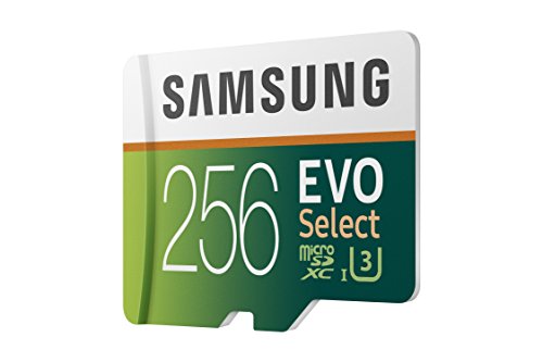 Samsung EVO Select 256GB microSDXC UHS-I U3 100MB/s Full HD & 4K UHD Memory Card with SD Adapter (MB-ME256HA/EU) - Amazon Exclusive