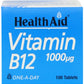 HealthAid Vitamin B12 (Cyanocobalamin) 1000ug - Prolong Release - 100 Tablets