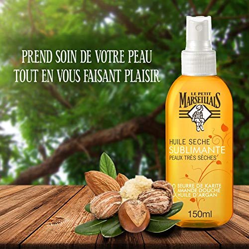 Le Petit Marseillais Sublimating Body Oil Spray Treatment for Very Dry Skin, 150ml