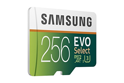 Samsung EVO Select 256GB microSDXC UHS-I U3 100MB/s Full HD & 4K UHD Memory Card with SD Adapter (MB-ME256HA/EU) - Amazon Exclusive