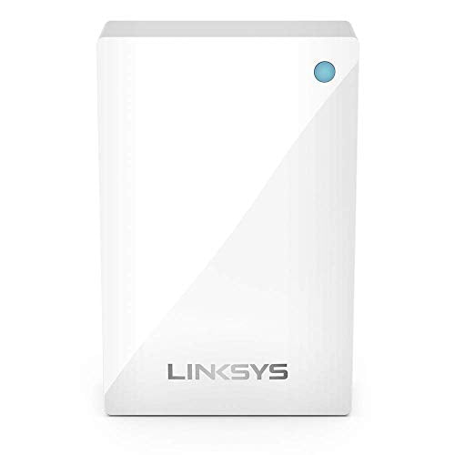 Linksys Velop WHW0101P Dual Band Whole Home Mesh WiFi System Range Extender (AC1300) - Wall Plug-in WiFi Booster & Wireless Signal Repeater with up to 1,500 sq ft Coverage for Gaming and Streaming