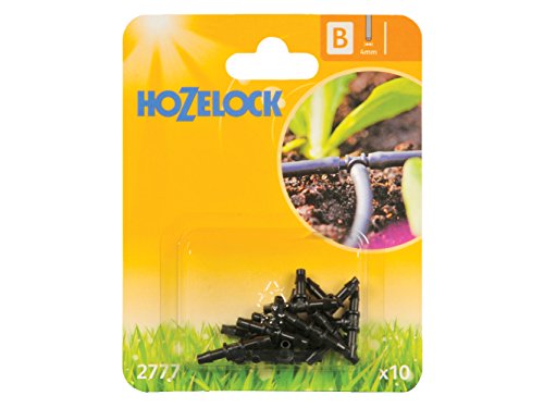 Hozelock 4 mm T-Piece - Pack of 10